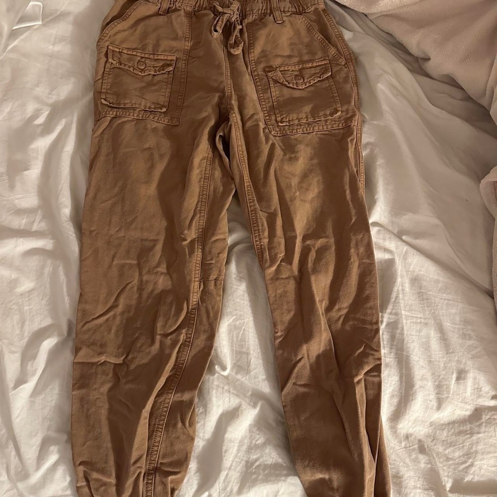 Aerie Womens Brown Cargo Pants Small